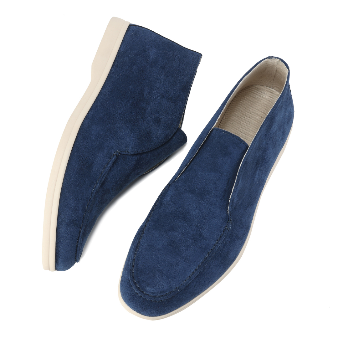 Luca | Herenloafers van suède