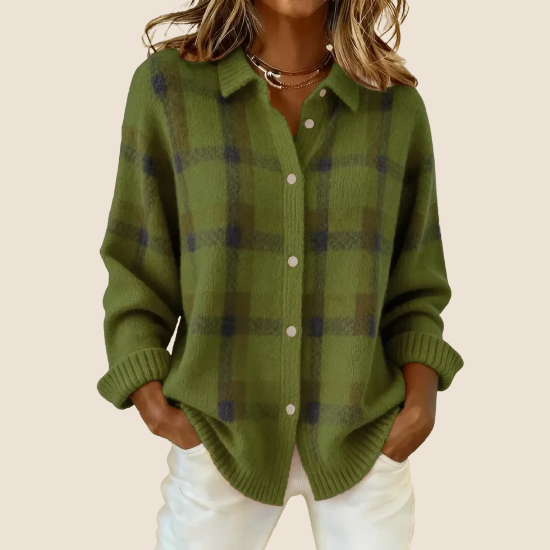 ANNE – Zachte Retro cardigan
