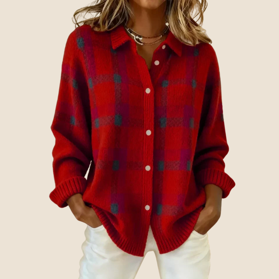 ANNE – Zachte Retro cardigan