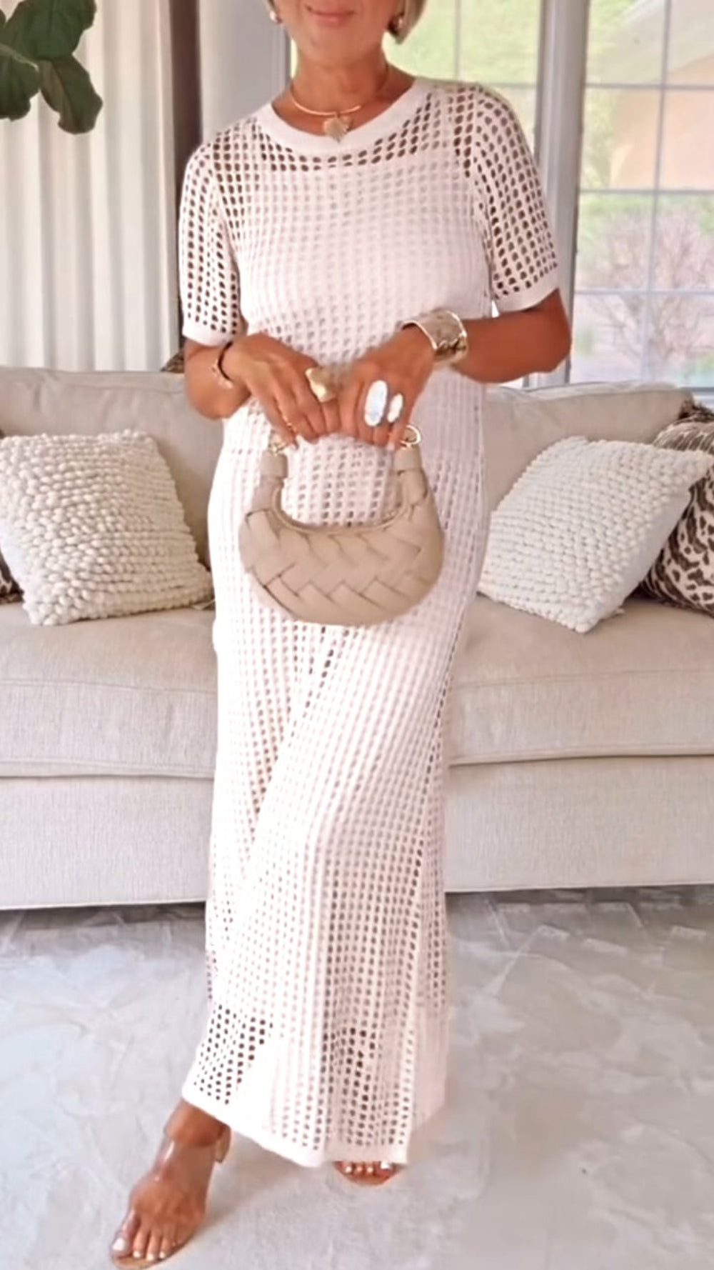 Chic Ademend Jurk