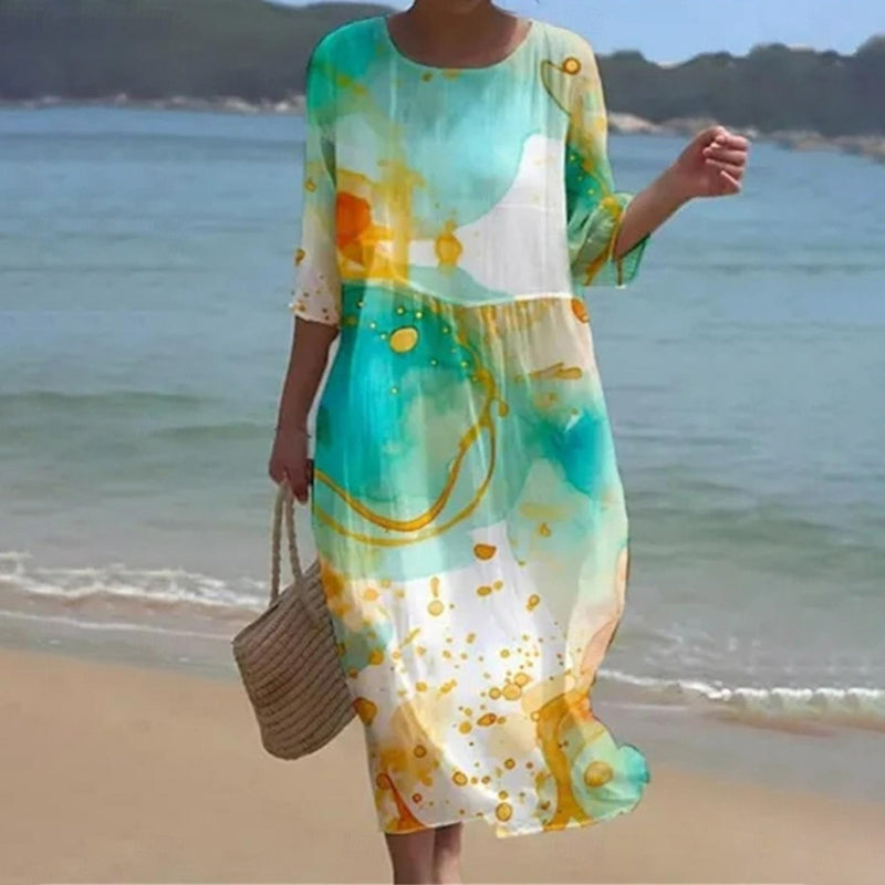 Rozemarijn | Elegante Bloemenjurk