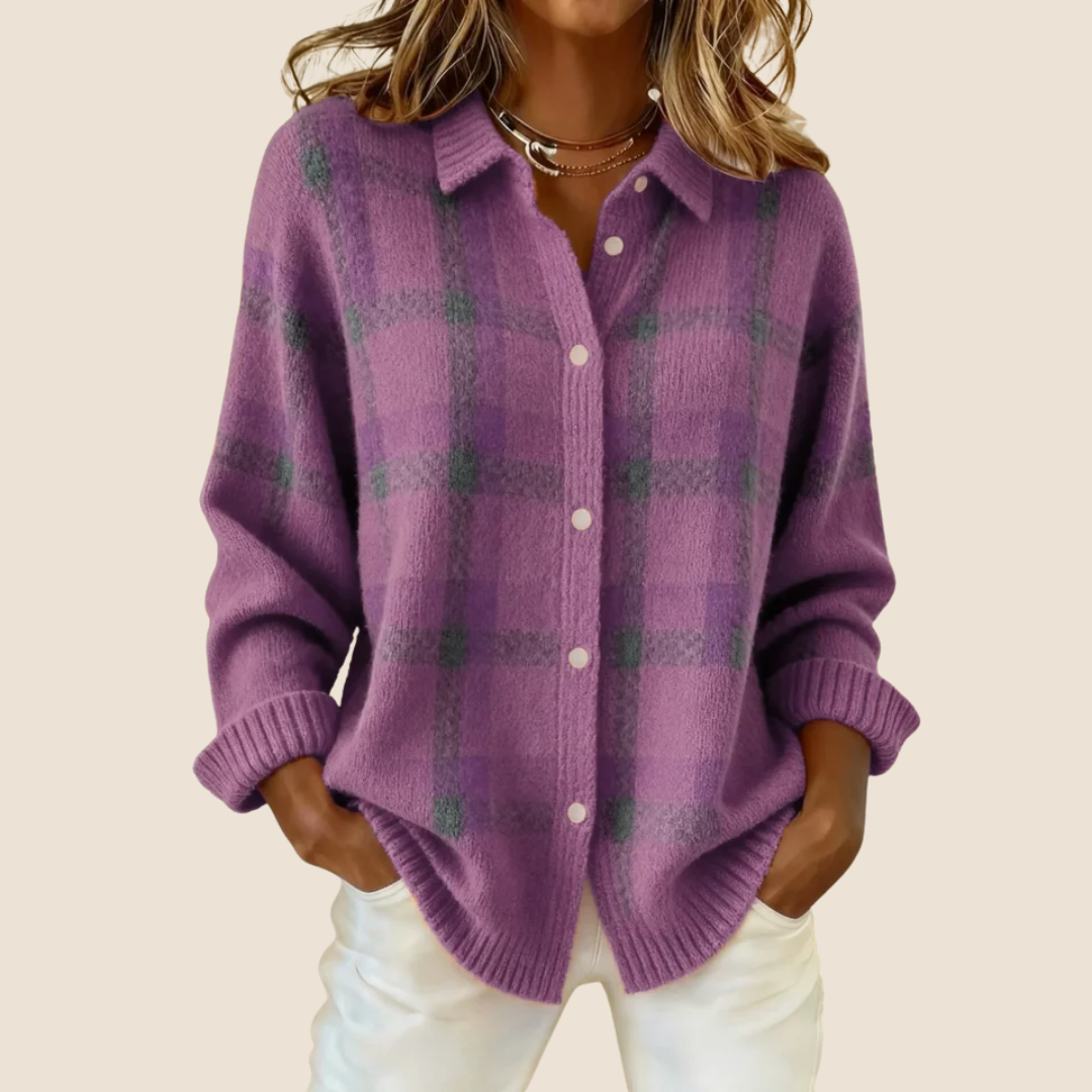 ANNE – Zachte Retro cardigan