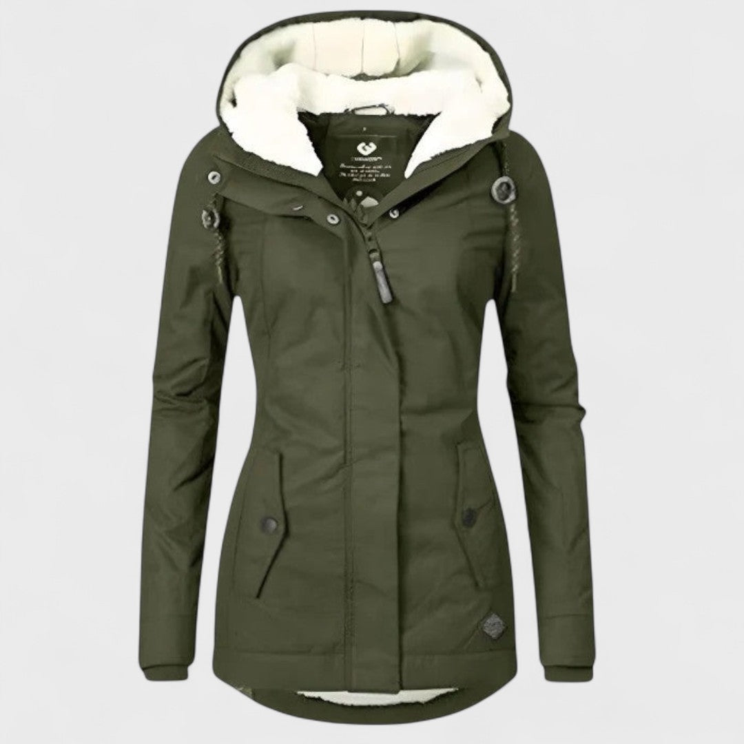 Isabelle - Warme Winterjas met wollen voering