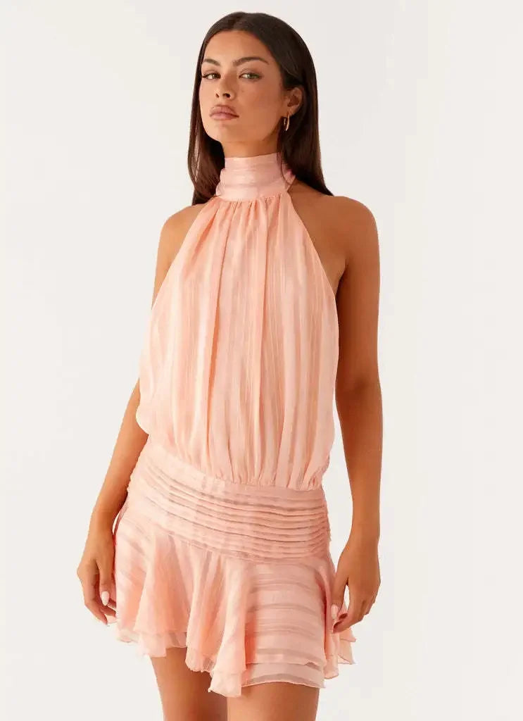 Strapless Minirok met Rugstrik voor Dames