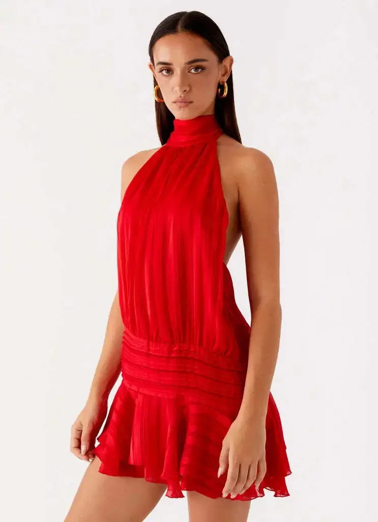 Strapless Minirok met Rugstrik voor Dames