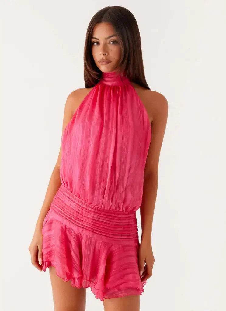 Strapless Minirok met Rugstrik voor Dames