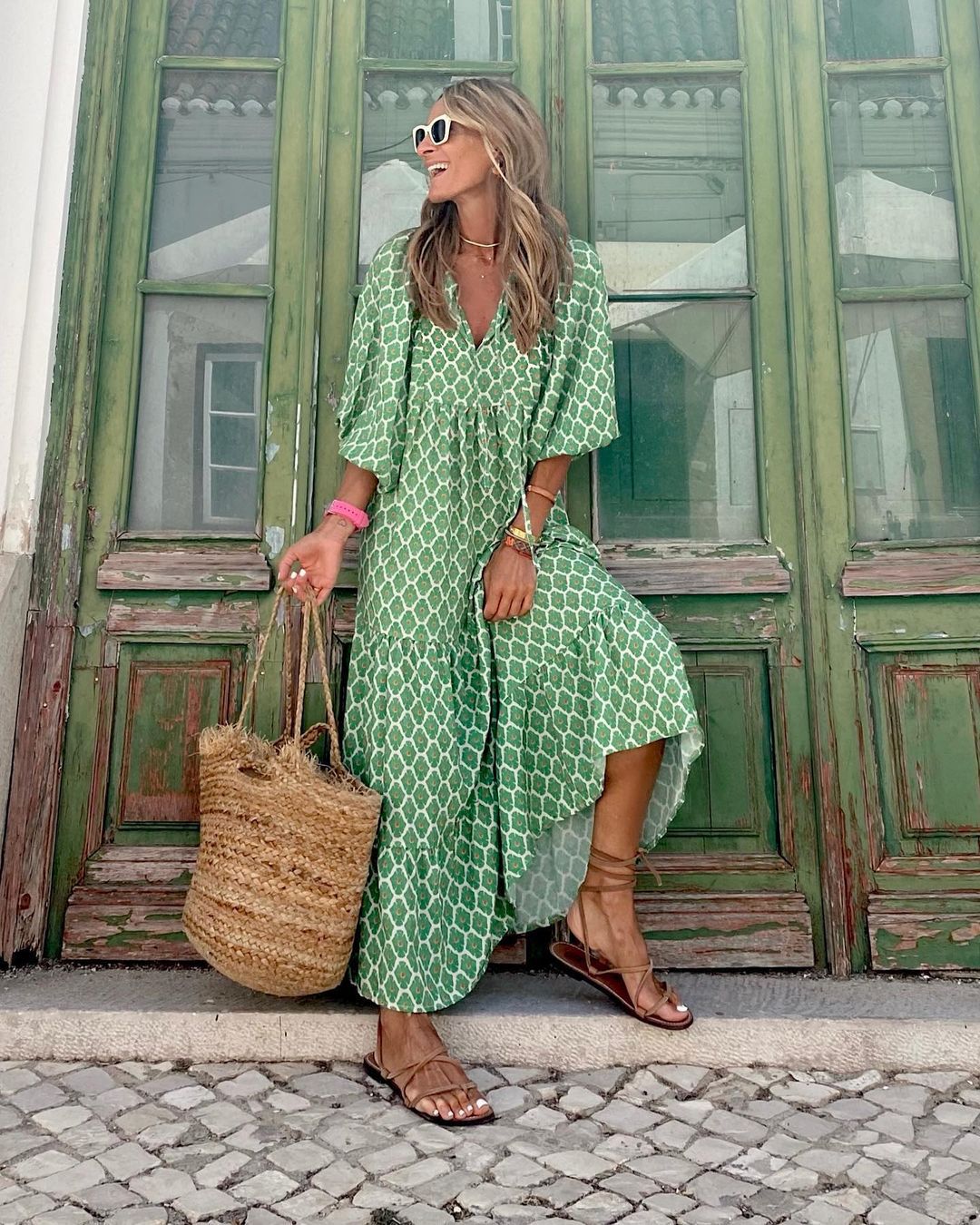 Marieke | Maxi-jurk Boheemse