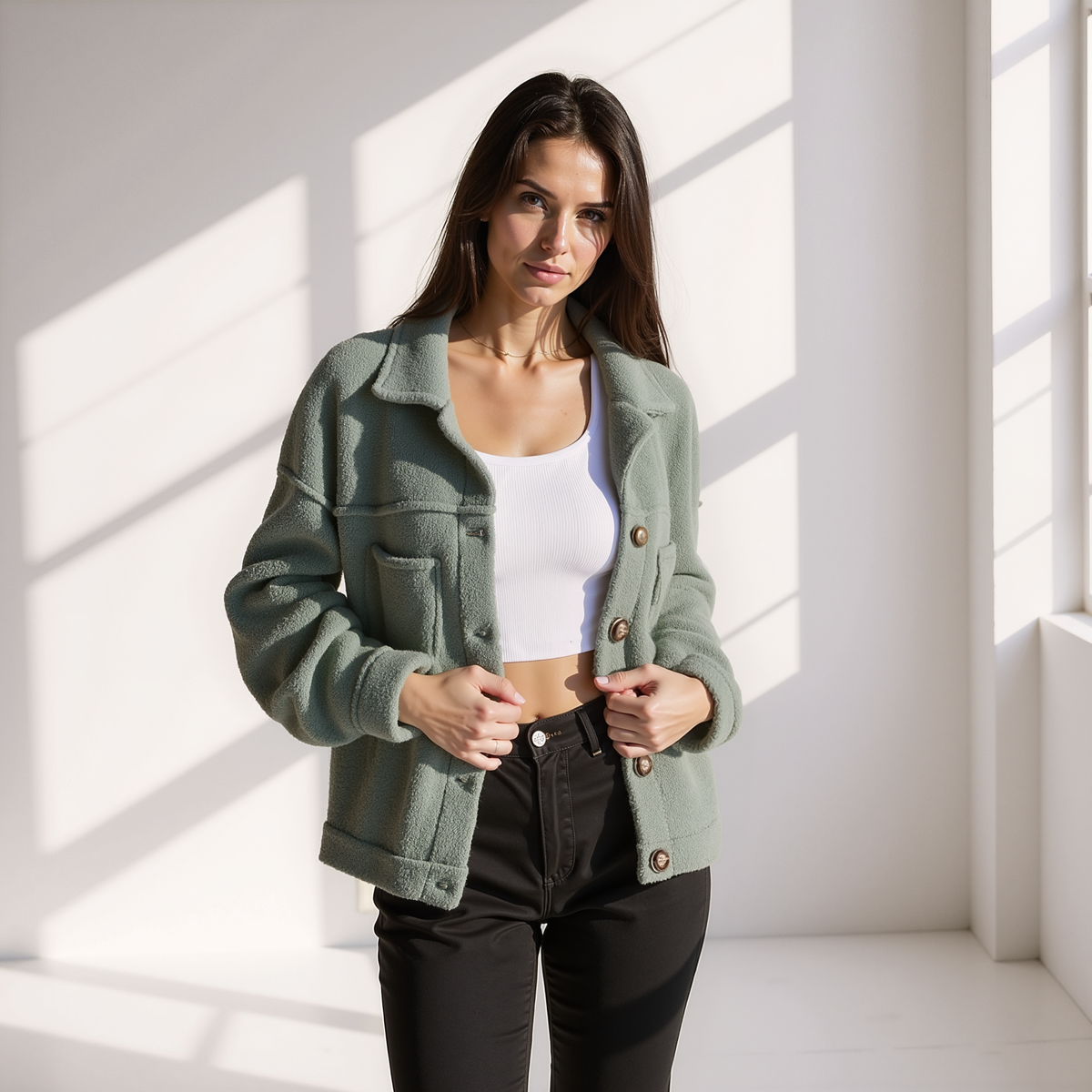 Sophie Fleece Jas – Comfortabel & Stijlvol