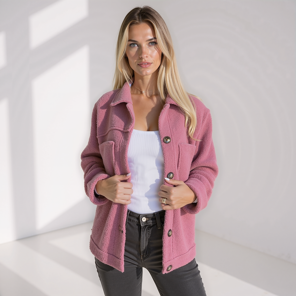 Sophie Fleece Jas – Comfortabel & Stijlvol