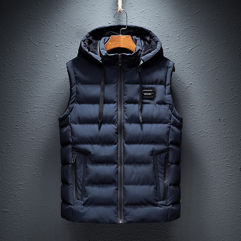 Jort - Gewatteerd bodywarmer met capuchon
