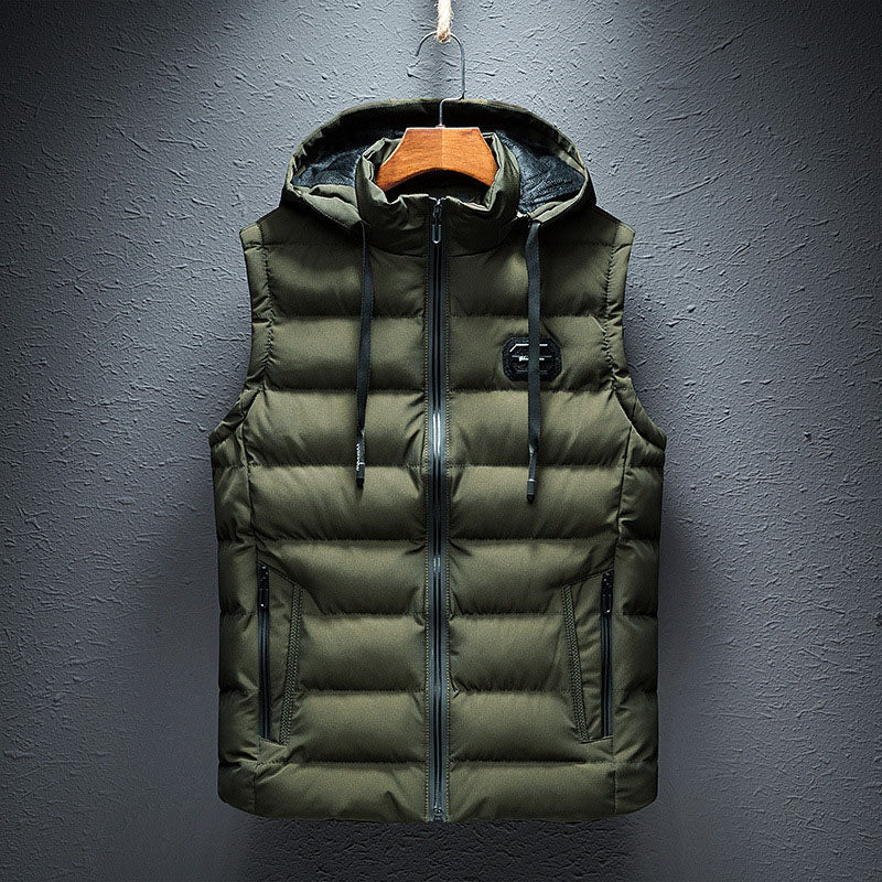 Jort - Gewatteerd bodywarmer met capuchon