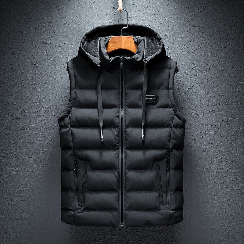 Jort - Gewatteerd bodywarmer met capuchon