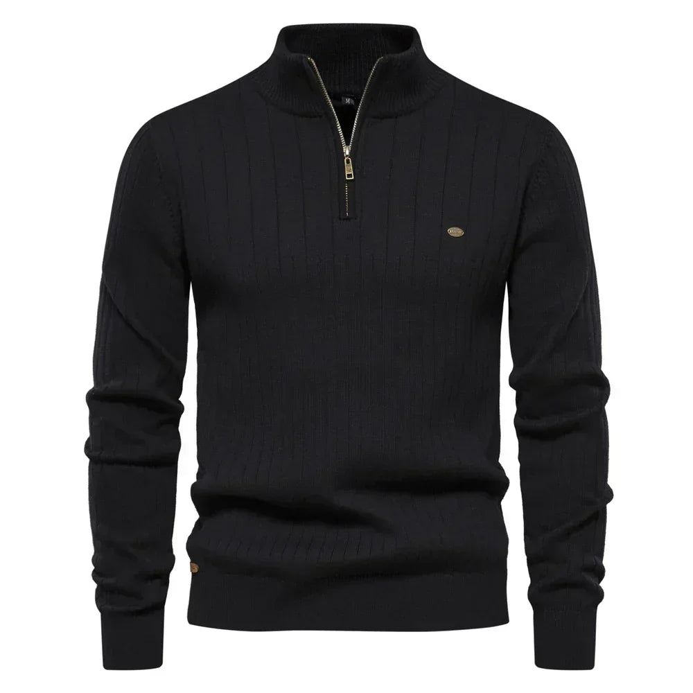 Milan, luxe zip-trui