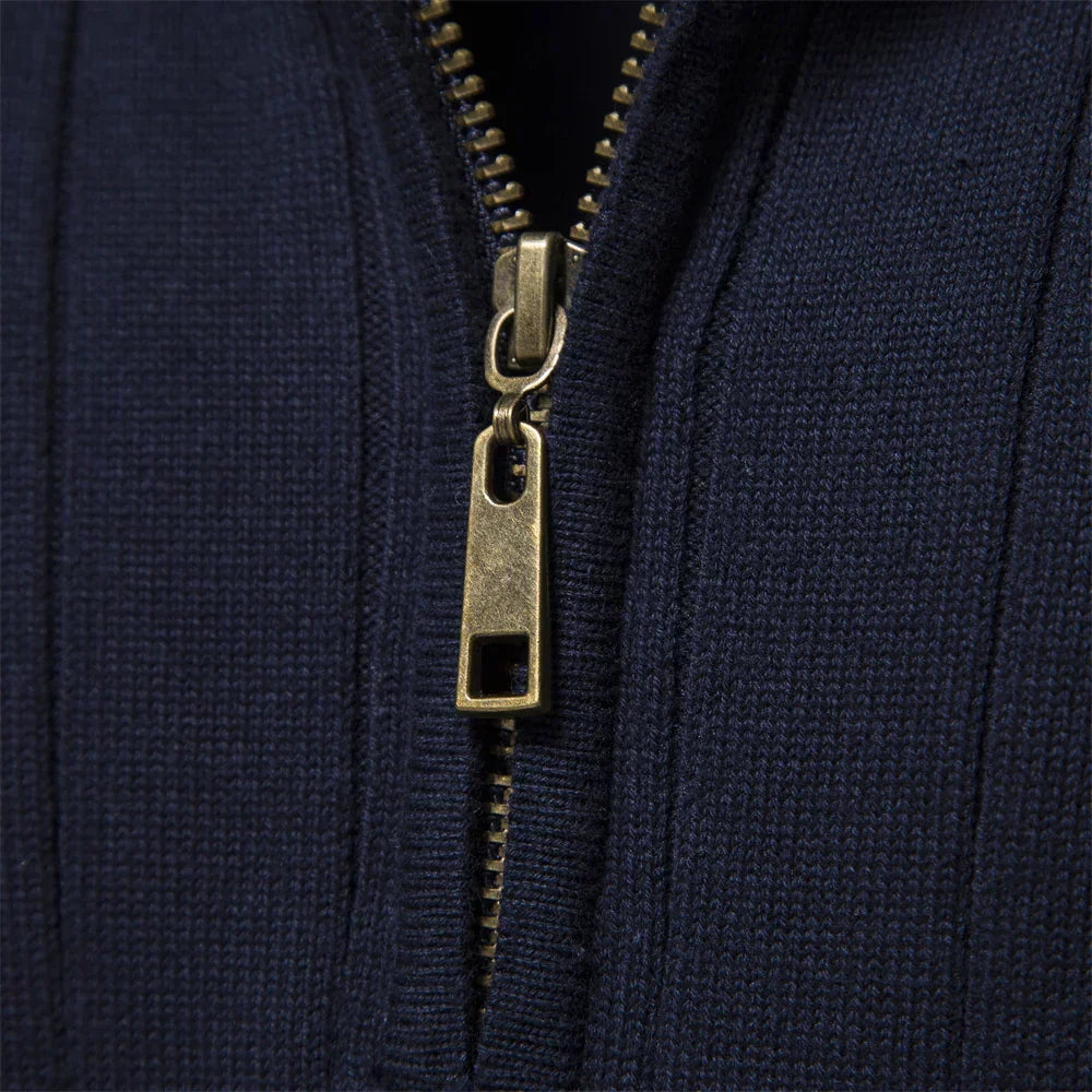 Milan, luxe zip-trui