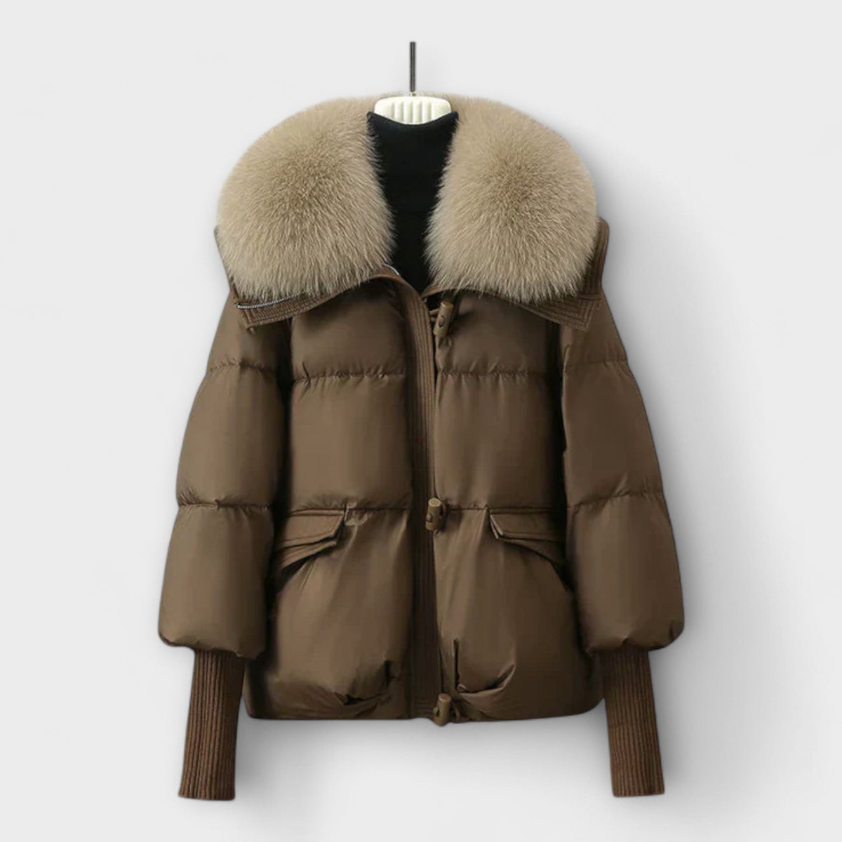 Emma - Winterjas met luxe bontvoering