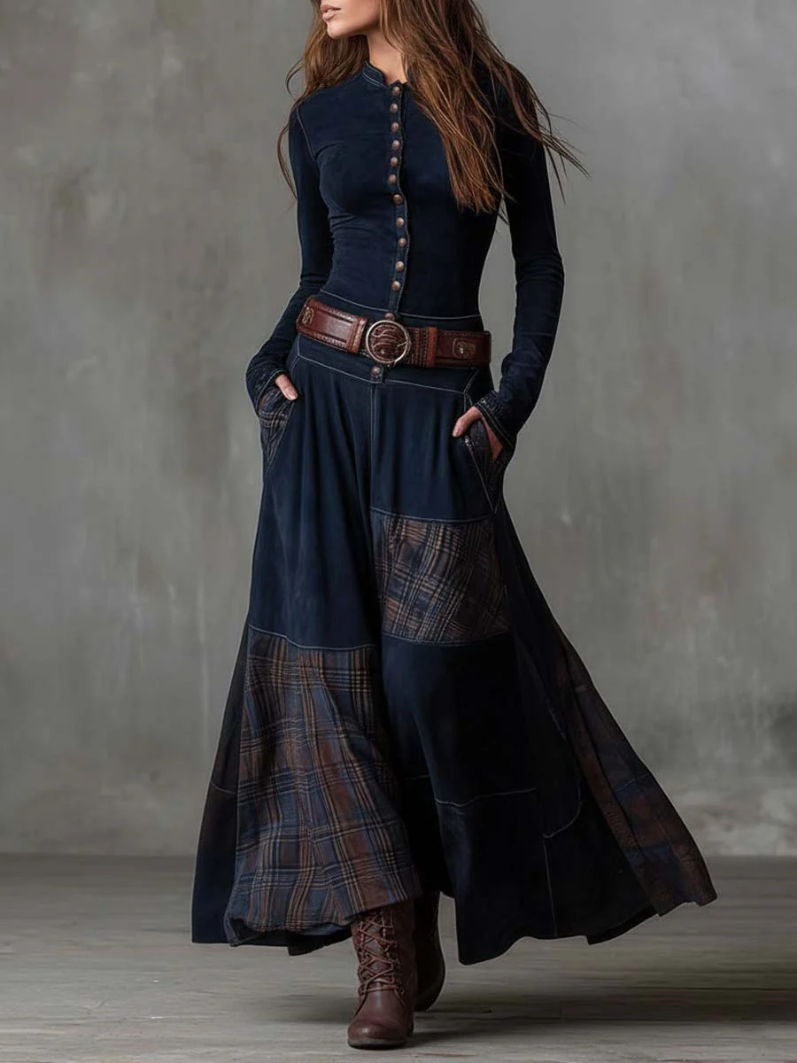Michelle | Maxi suède look jurk
