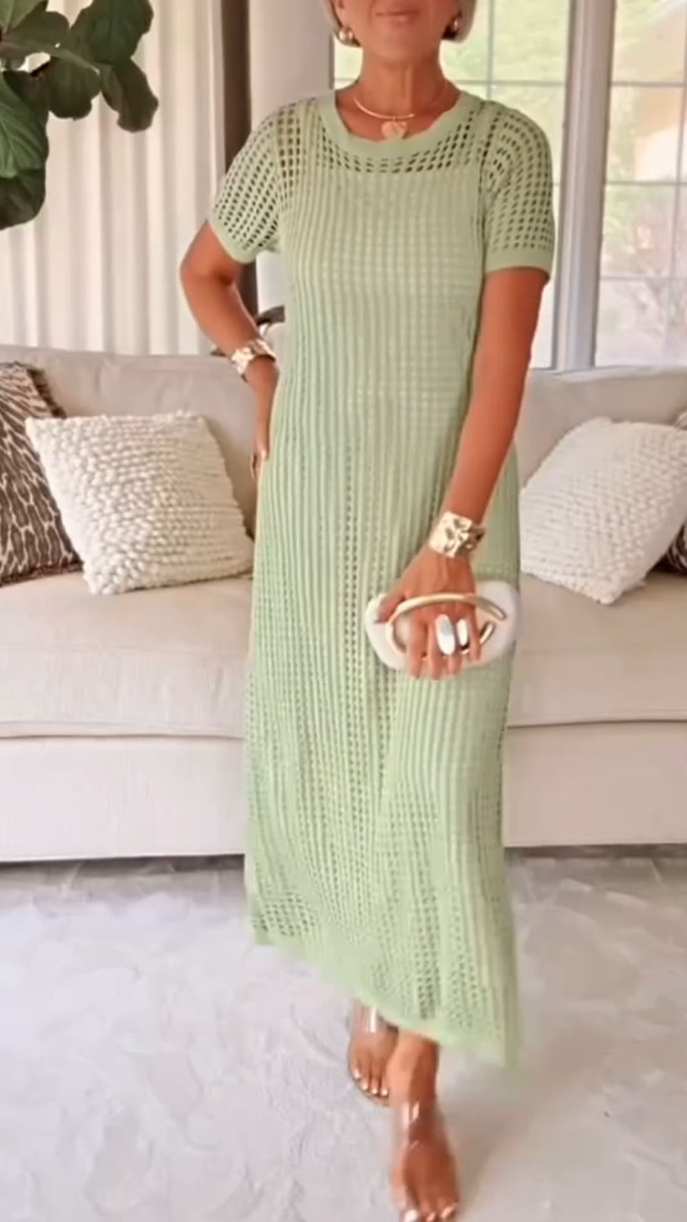 Chic Ademend Jurk