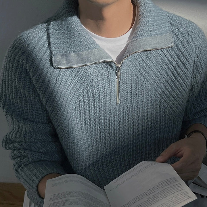 Alex | Pullover met quarter zip