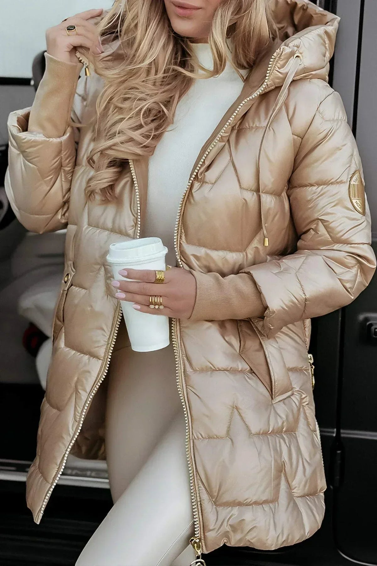 Sanne - Lange winterjas voor herfst en winter