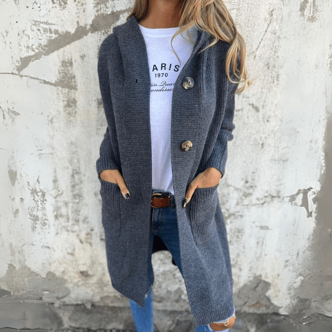 MONICA™ - Lange en Elegante Cardigan voor Dames