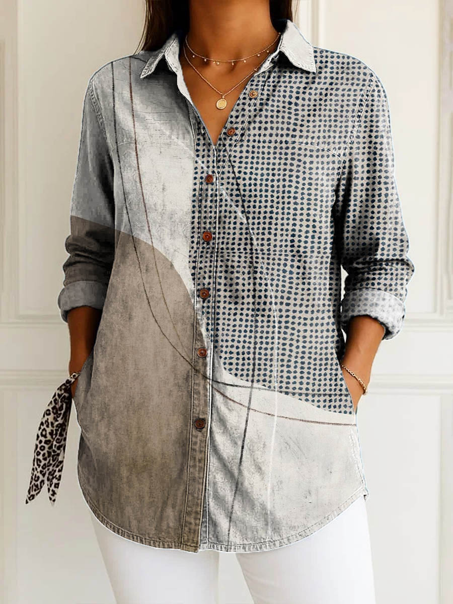 Amy | Kust Mozaïek Shirt