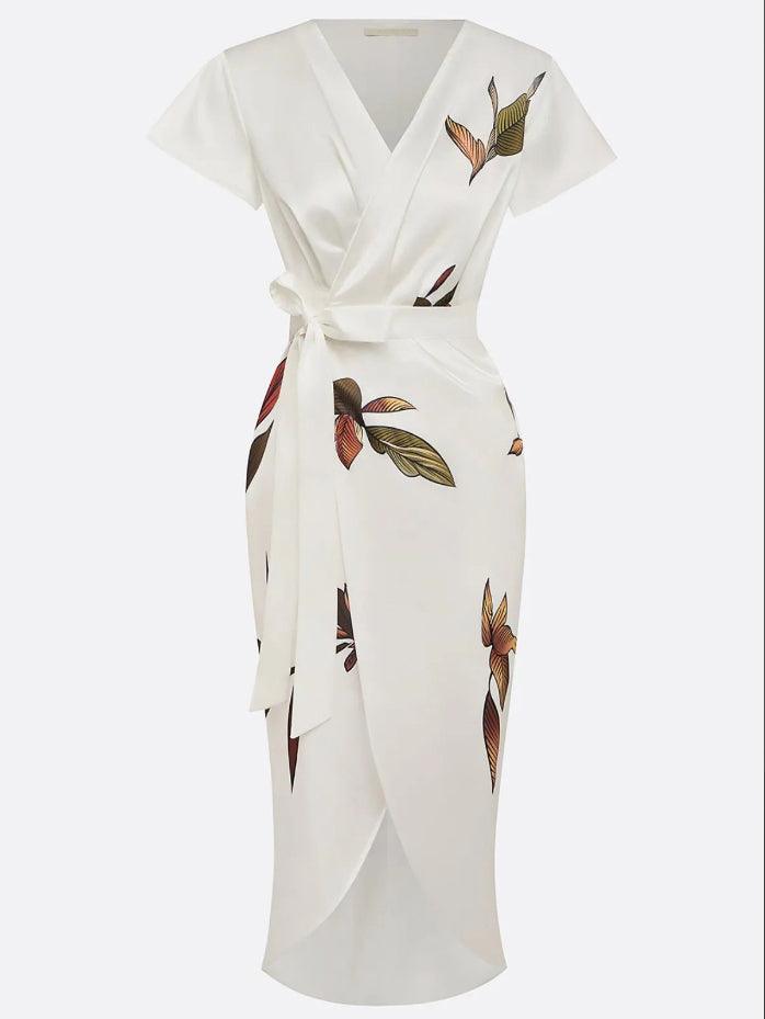 Midi Jurk Bladeren Urban