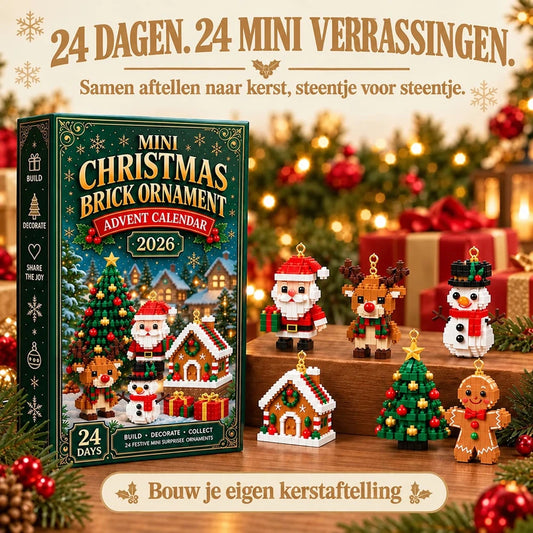 Kerstbouwkalender – 24 Dagen een Nieuwe Mini Kersthanger