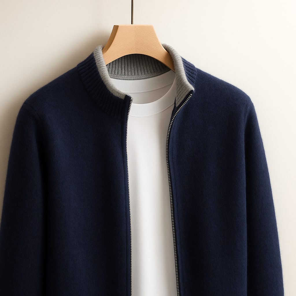 Milan - cardigan met rits