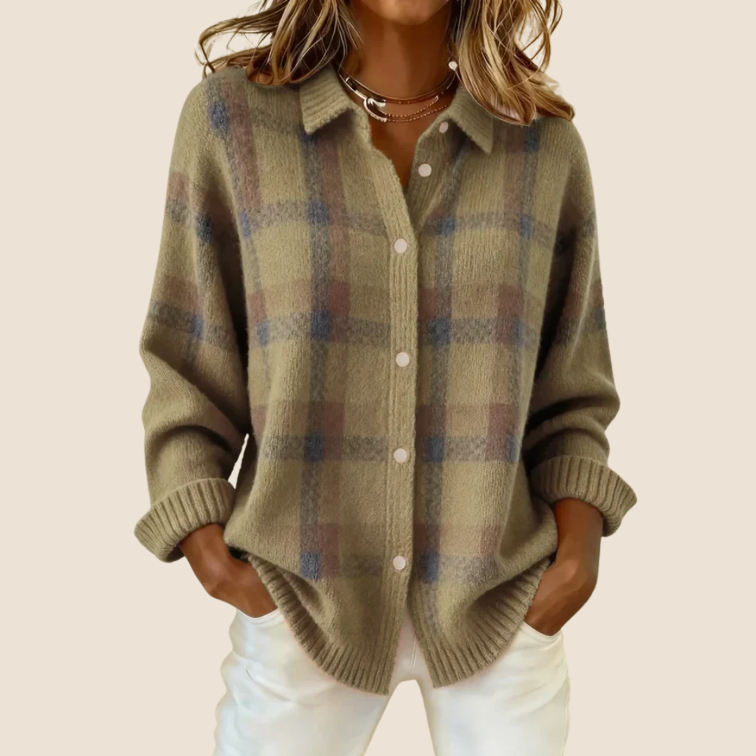 ANNE – Zachte Retro cardigan