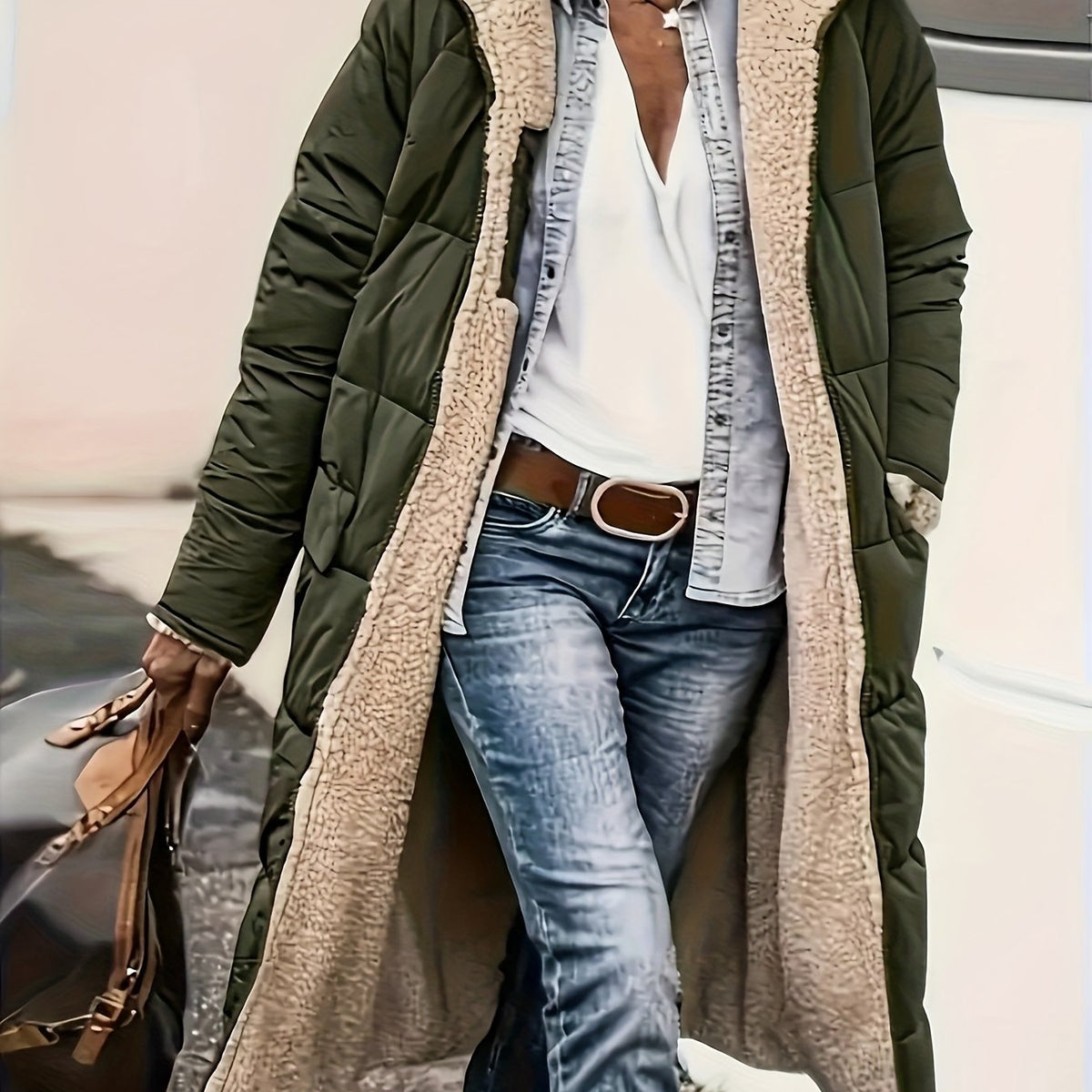 Celine | Dubbelzijdige Winterjas
