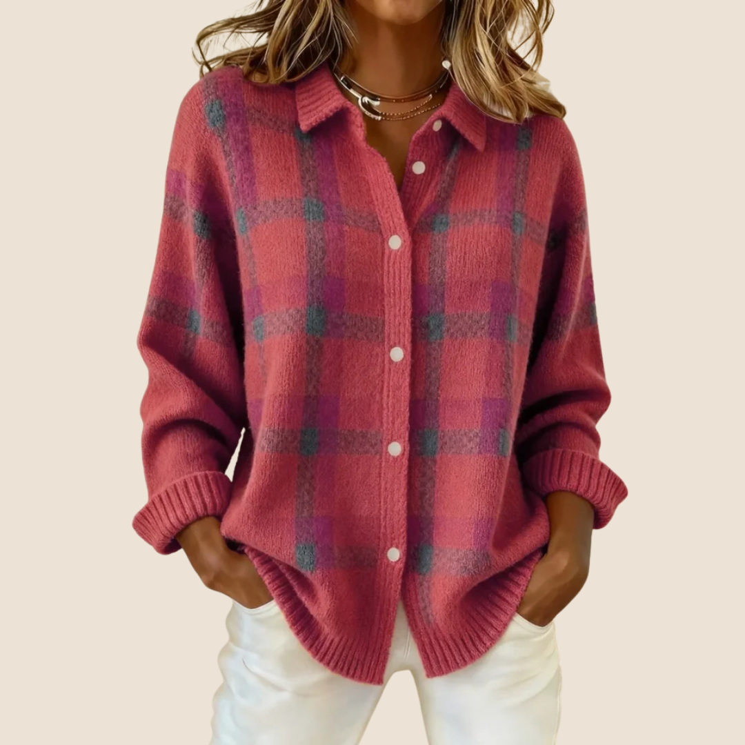 ANNE – Zachte Retro cardigan