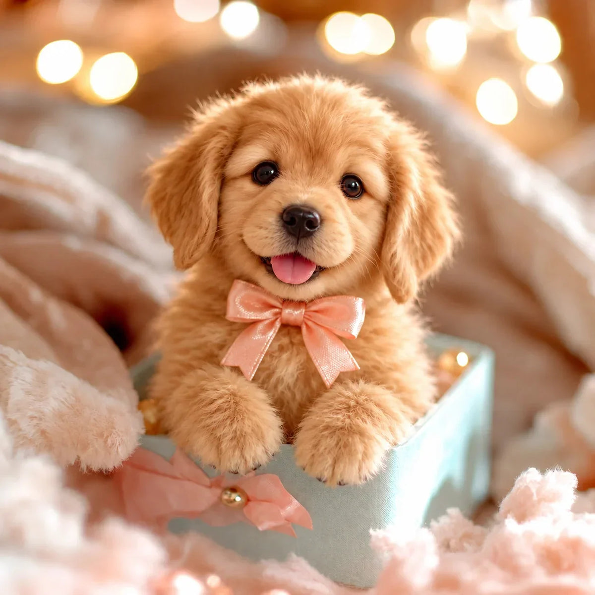🎄Realistische robot-goldenretrieverpup
