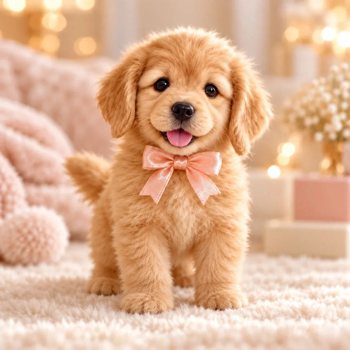 🎄Realistische robot-goldenretrieverpup