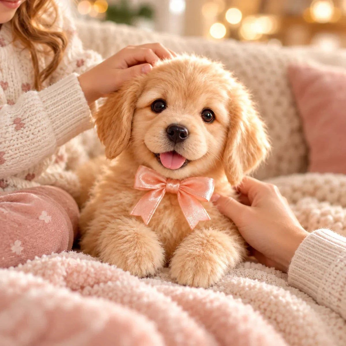 🎄Realistische robot-goldenretrieverpup