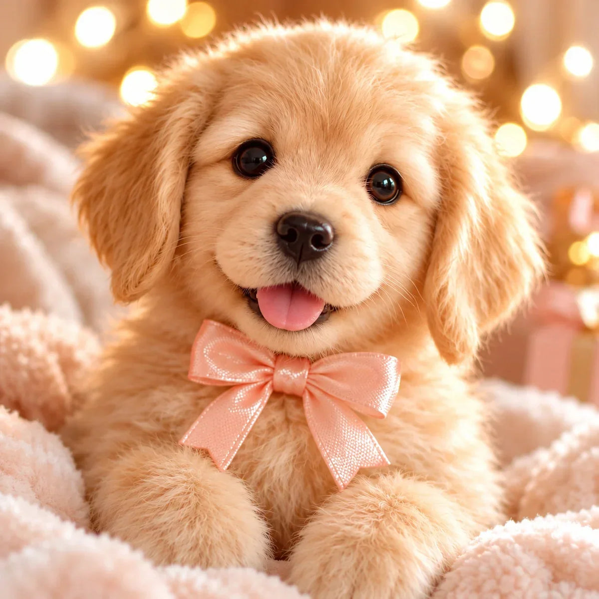 🎄Realistische robot-goldenretrieverpup