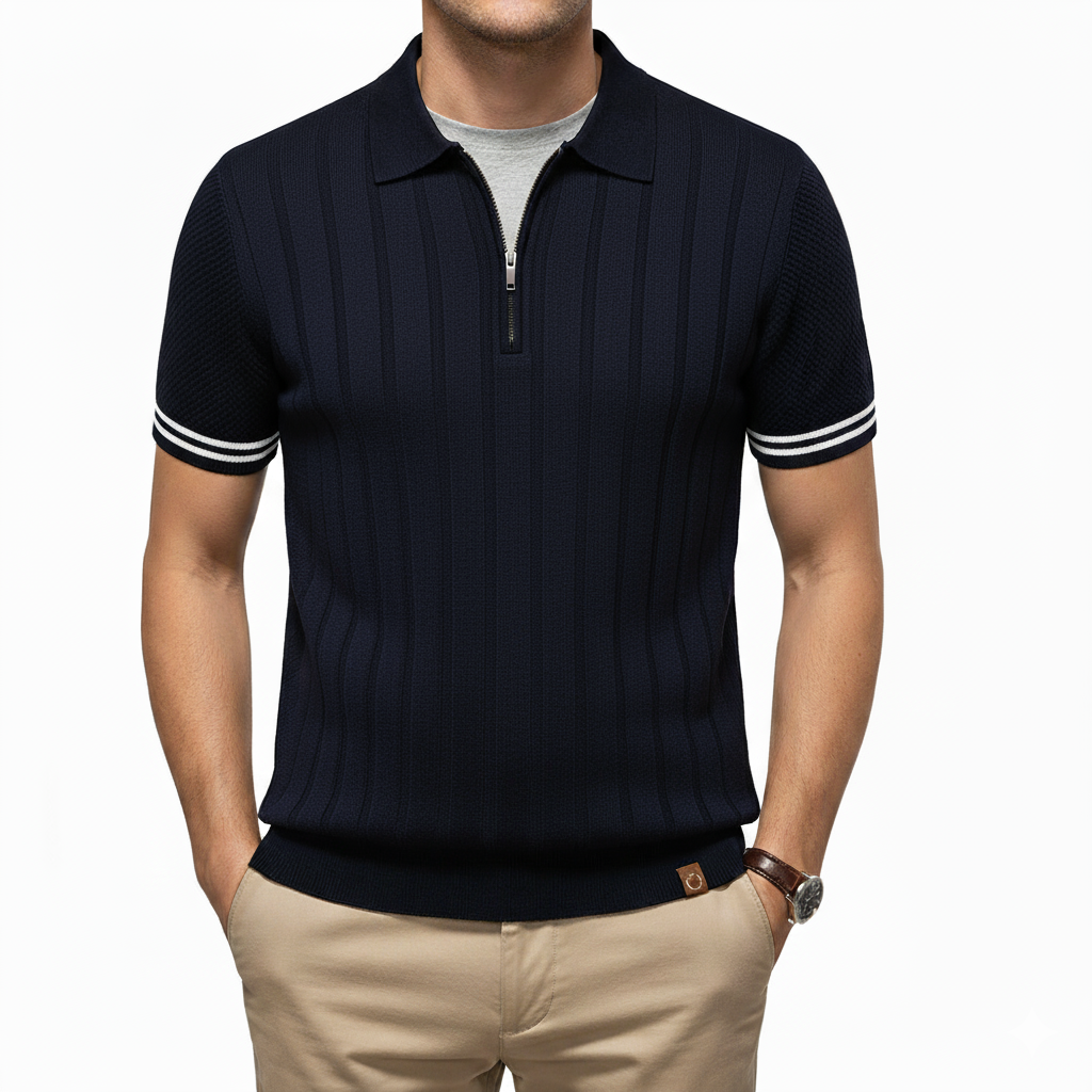 Luca - Zip  PoloShirt