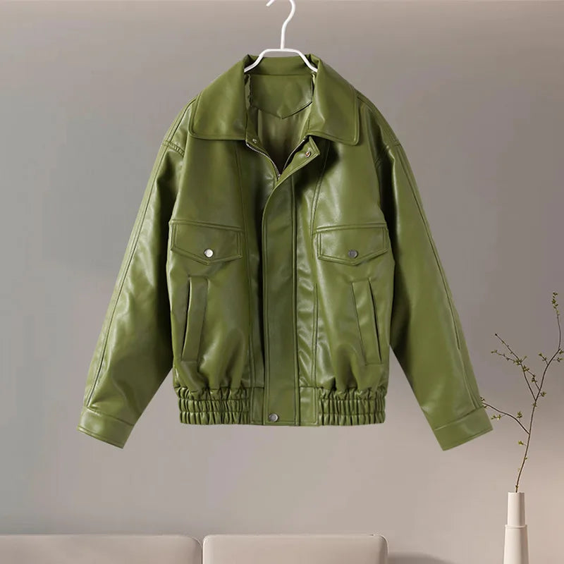 EMERYN – Street Chic  Leather Jacket voor Dames