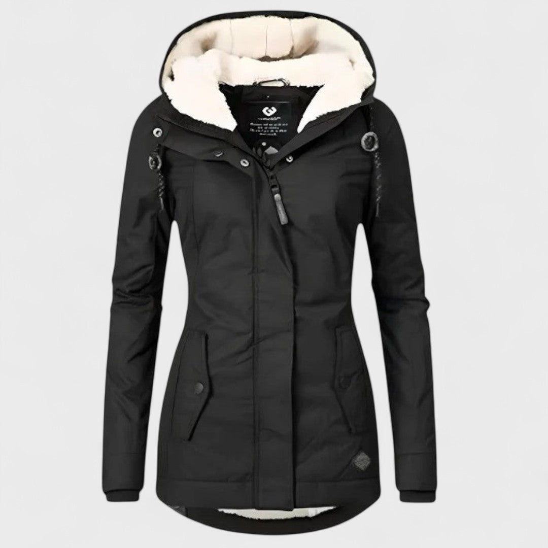 Anelia | Waterdichte winterjas met capuchon