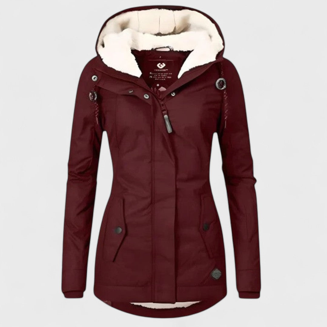 Isabelle - Warme Winterjas met wollen voering
