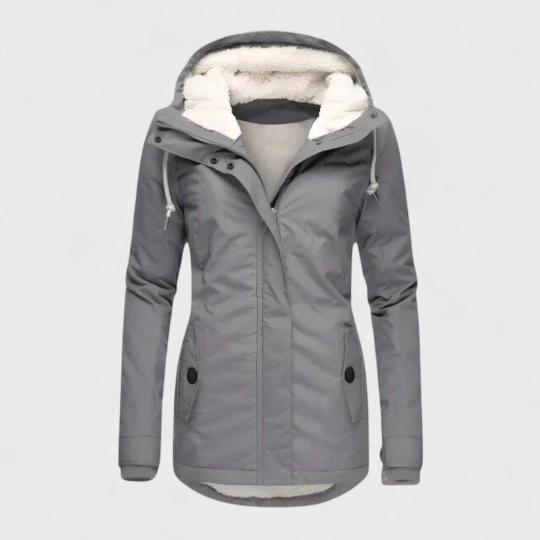 Isabelle - Warme Winterjas met wollen voering