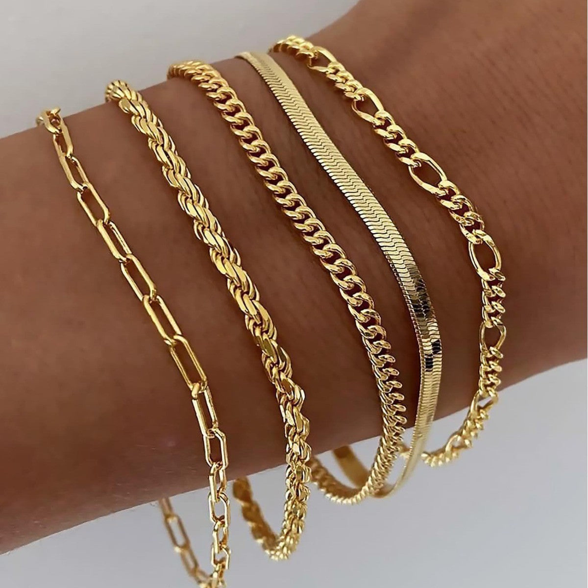 Van Hoorn Mode | Armbandenset Goud