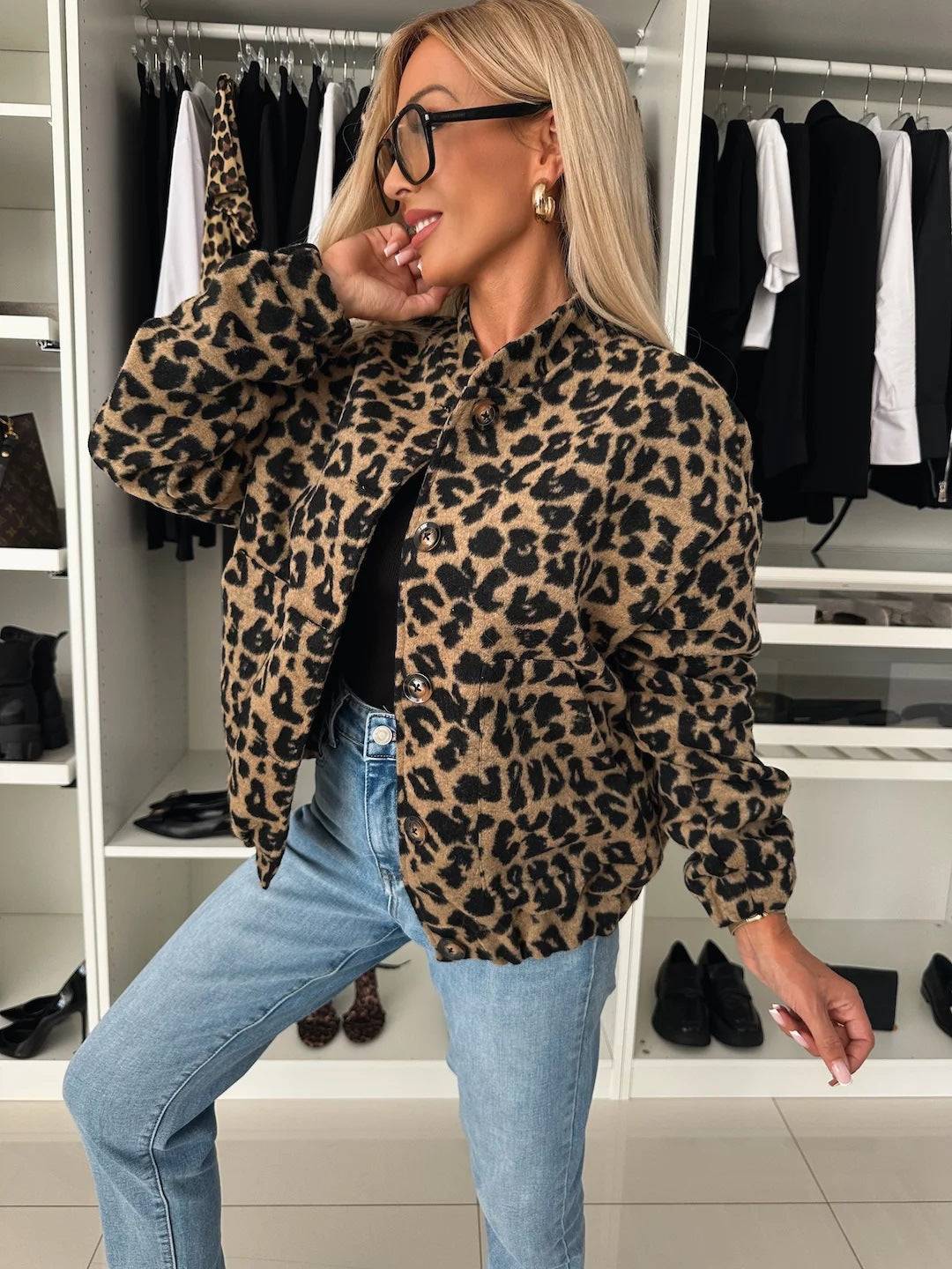 Nova | Trendy Jasje met Luipaardprint