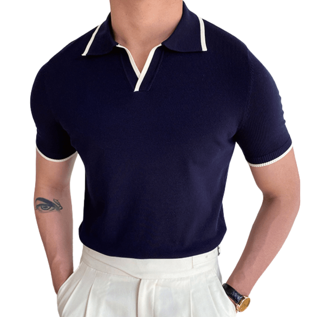 Lorenzo - V-hals Polo