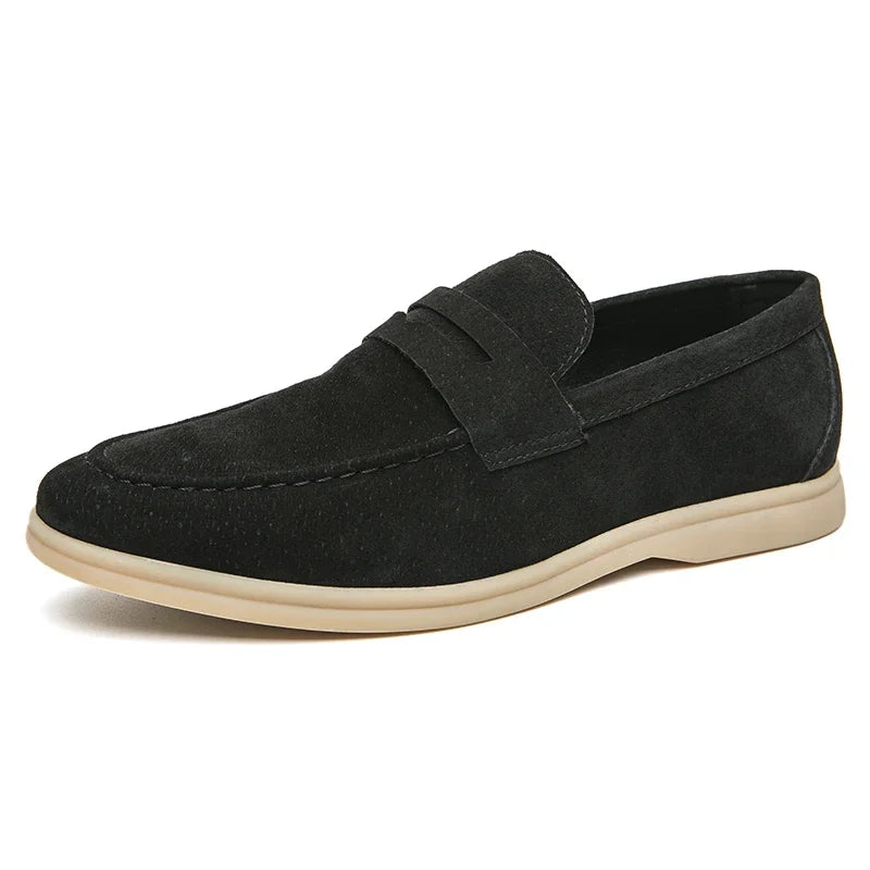 Leonardo - luxe suède loafers