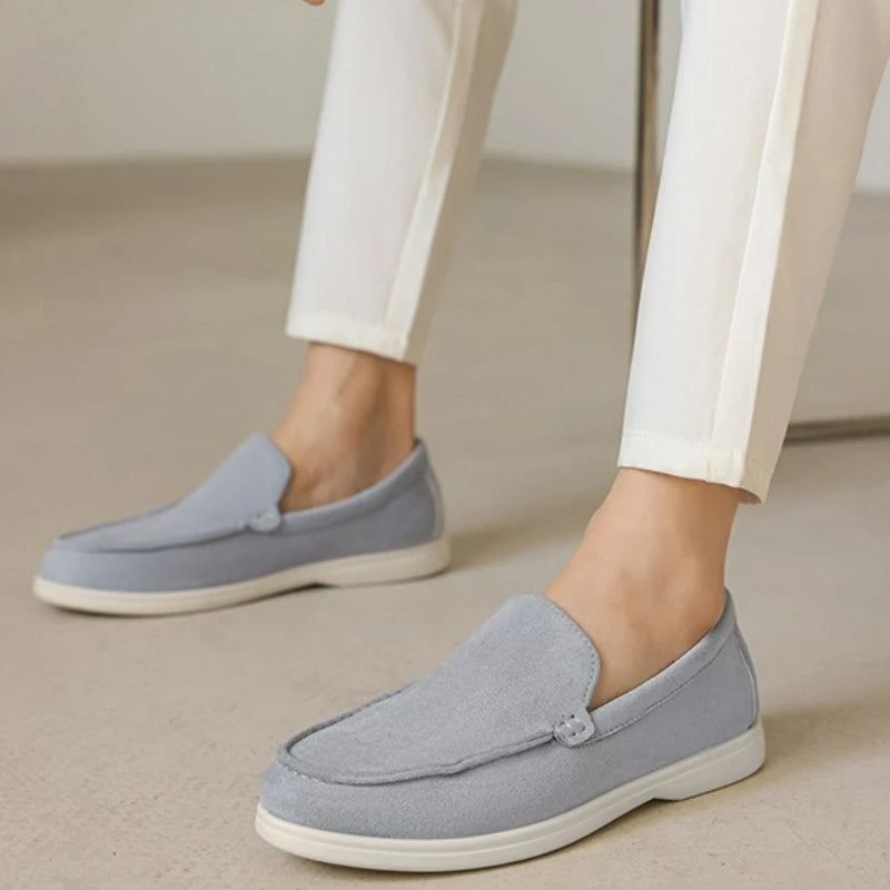 Matteo - klassieke suède herenloafers
