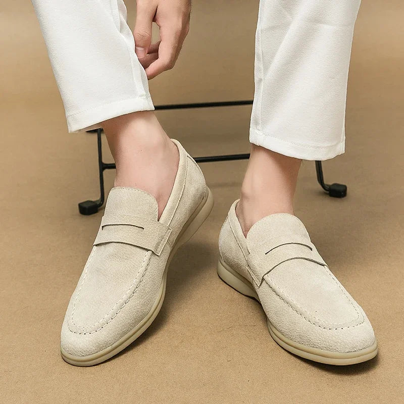 Leonardo - luxe suède loafers