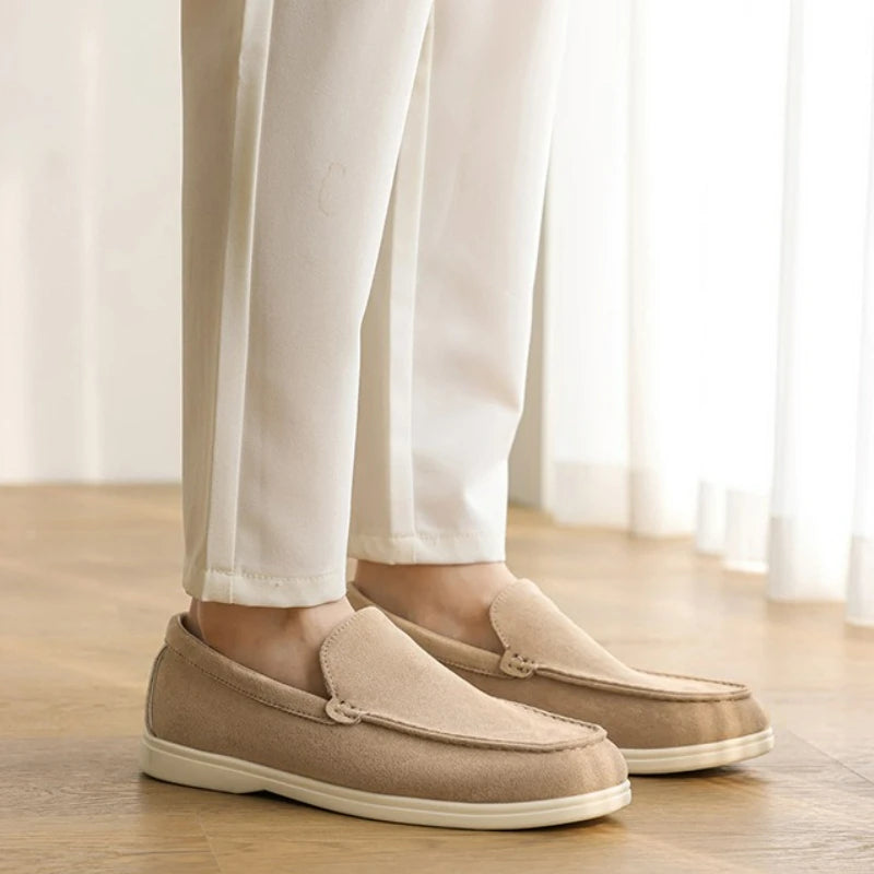 Matteo - klassieke suède herenloafers