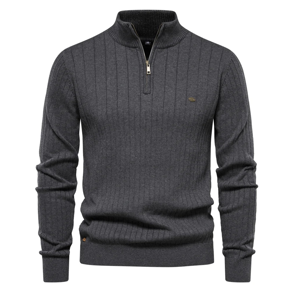 Milan, luxe zip-trui