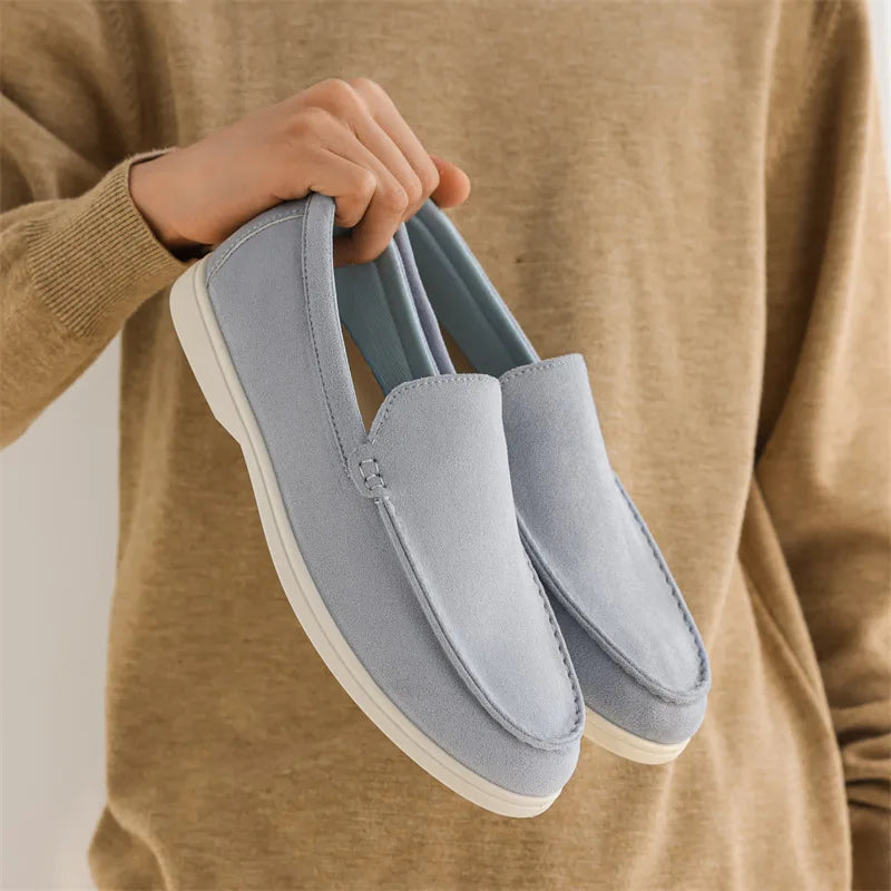 Matteo - klassieke suède herenloafers