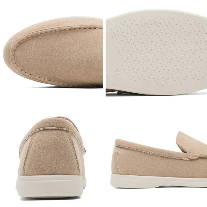 Matteo - klassieke suède herenloafers